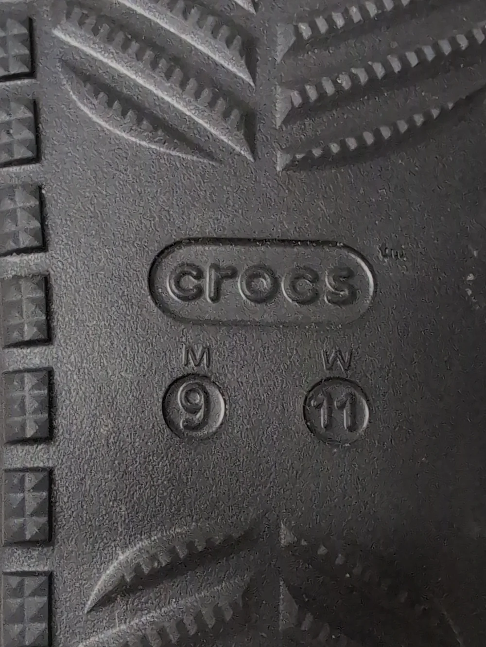 Black Crocs Slide Sandals mens 9